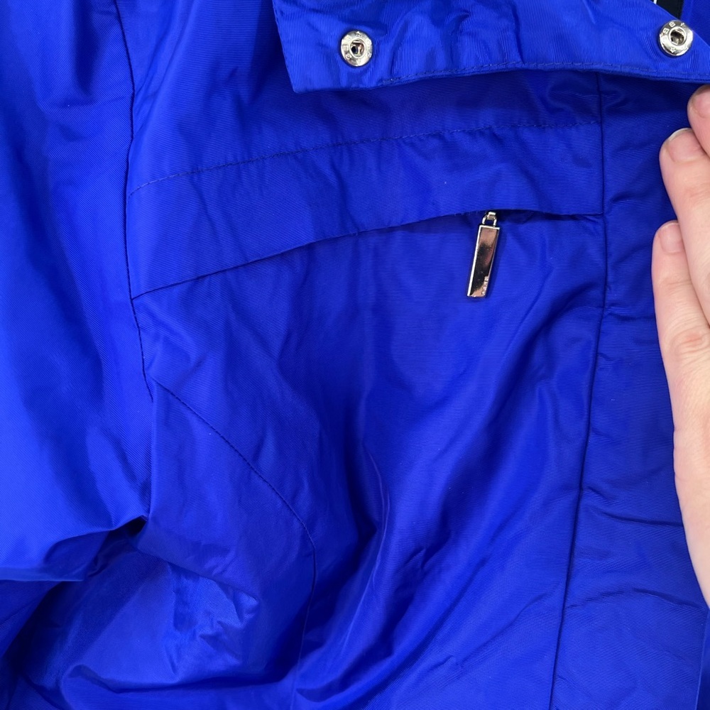 FERA Platinum Royal Blue Women's Snow Ski Jacket Faux Fur Hood 10 Ten Medium - Picture 9 of 10